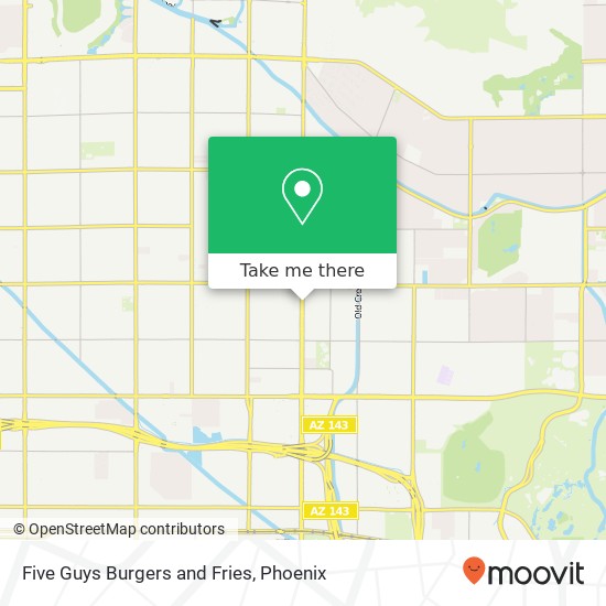 Five Guys Burgers and Fries, 2641 N 44th St Phoenix, AZ 85008 map