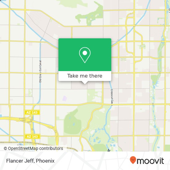 Mapa de Flancer Jeff, 5901 E Lewis Ave Scottsdale, AZ 85257