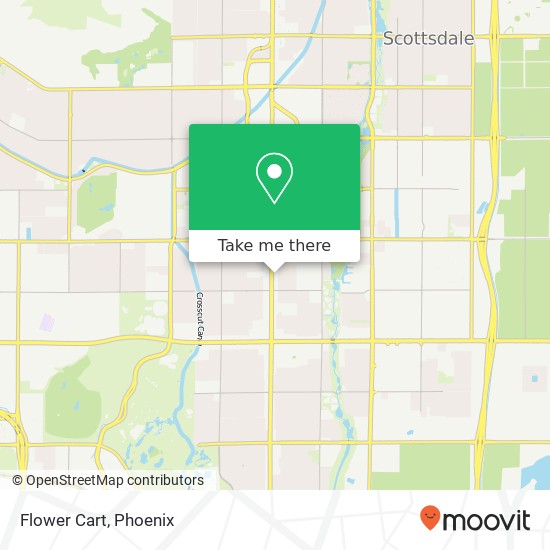 Mapa de Flower Cart, 2515 N Scottsdale Rd Scottsdale, AZ 85257