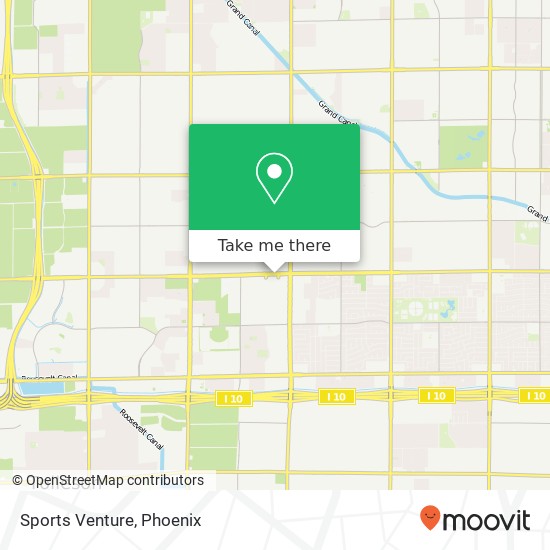 Mapa de Sports Venture, 7611 W Thomas Rd Phoenix, AZ 85033