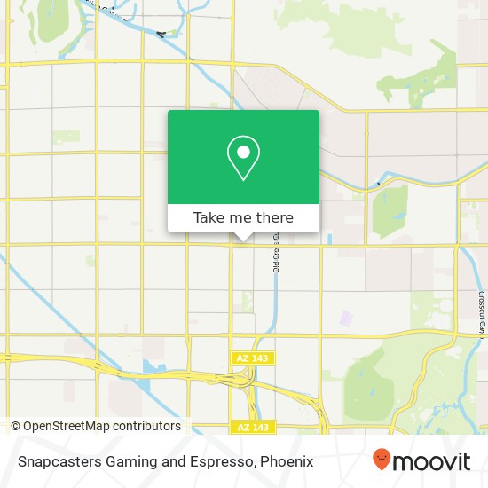 Snapcasters Gaming and Espresso, 4510 E Thomas Rd Phoenix, AZ 85018 map