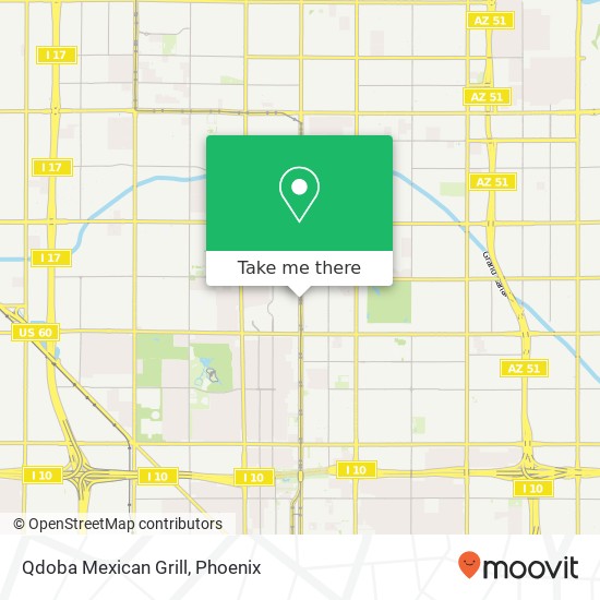 Qdoba Mexican Grill, 3110 N Central Ave Phoenix, AZ 85012 map