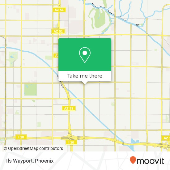 Mapa de Ils Wayport, 3323 N 24th St Phoenix, AZ 85016