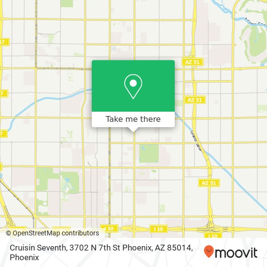 Cruisin Seventh, 3702 N 7th St Phoenix, AZ 85014 map