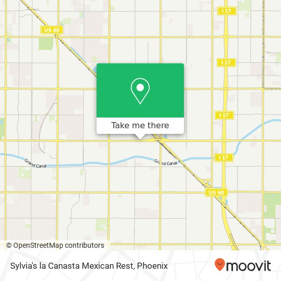 Sylvia's la Canasta Mexican Rest, 3824 W Indian School Rd Phoenix, AZ 85019 map