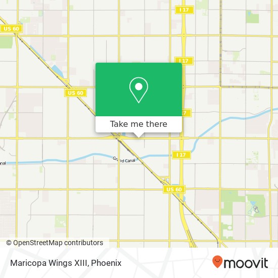 Maricopa Wings XIII, 3155 W Indian School Rd Phoenix, AZ 85017 map