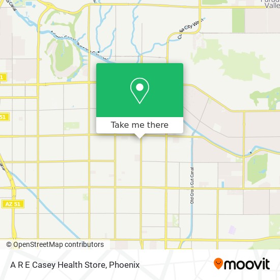 A R E Casey Health Store map