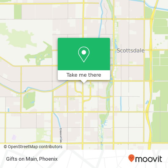 Mapa de Gifts on Main, 7220 E Main St Scottsdale, AZ 85251