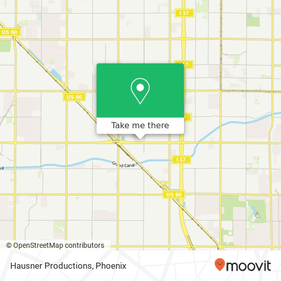 Hausner Productions map