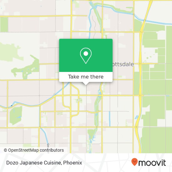 Dozo Japanese Cuisine, 4320 N Miller Rd Scottsdale, AZ 85251 map