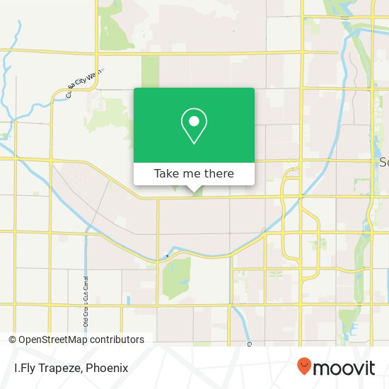 Mapa de I.Fly Trapeze, 6000 E Camelback Rd Scottsdale, AZ 85251