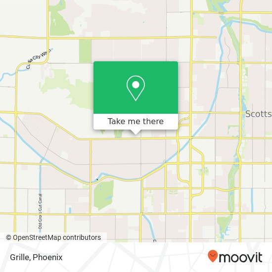 Mapa de Grille, 6302 E Camelback Rd Scottsdale, AZ 85251