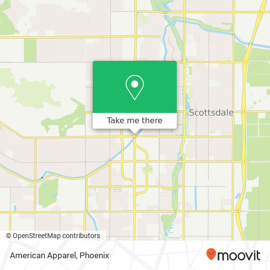 American Apparel, 4501 N Scottsdale Rd Scottsdale, AZ 85251 map