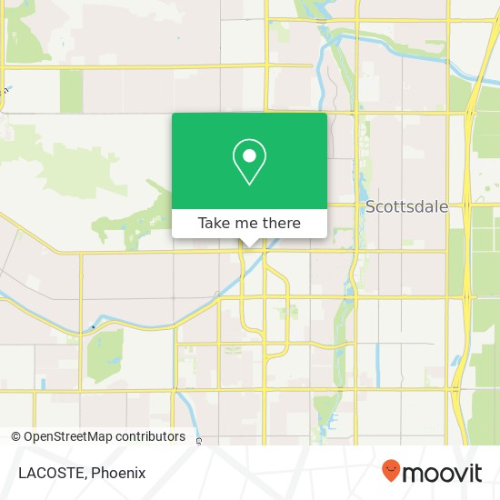 Mapa de LACOSTE, 7014 E Camelback Rd Scottsdale, AZ 85251