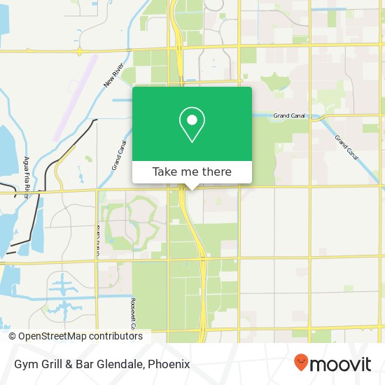 Mapa de Gym Grill & Bar Glendale