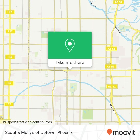 Scout & Molly's of Uptown, 100 E Camelback Rd Phoenix, AZ 85012 map