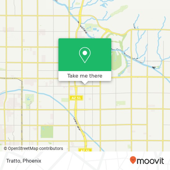 Mapa de Tratto, 4743 N 20th St Phoenix, AZ 85016