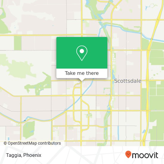 Mapa de Taggia, 4925 N Scottsdale Rd Scottsdale, AZ 85251