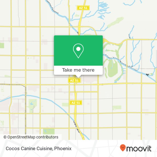 Cocos Canine Cuisine, 1826 E Orange Dr Phoenix, AZ 85016 map