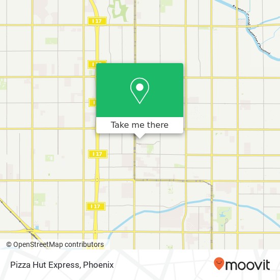 Pizza Hut Express, 5715 N 19th Ave Phoenix, AZ 85015 map