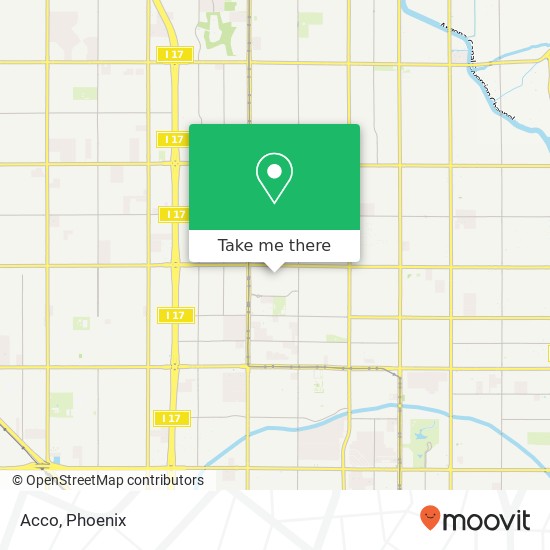 Mapa de Acco, Phoenix, AZ 85015
