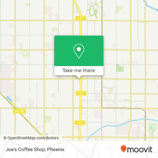 Joe's Coffee Shop, 2539 W Bethany Home Rd Phoenix, AZ 85017 map