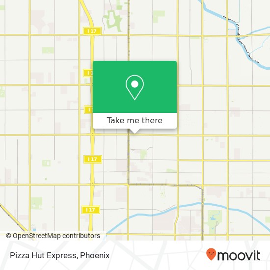 Pizza Hut Express, 1747 W Bethany Home Rd Phoenix, AZ 85015 map