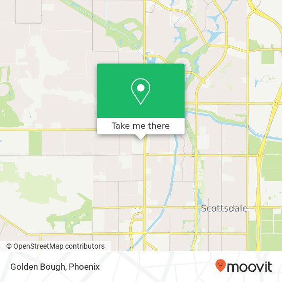 Mapa de Golden Bough, 6166 N Scottsdale Rd Paradise Valley, AZ 85253