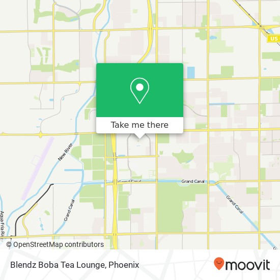 Mapa de Blendz Boba Tea Lounge, W Hanna Dr Glendale, AZ 85305