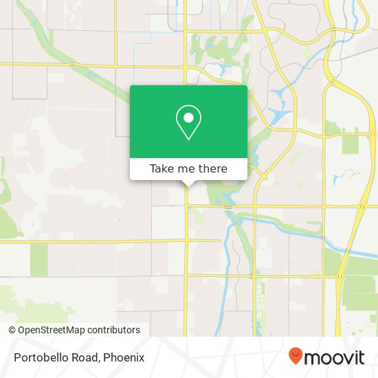 Mapa de Portobello Road, 7293 N Scottsdale Rd Scottsdale, AZ 85253