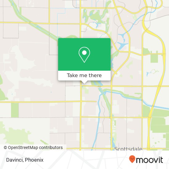 Mapa de Davinci, 7001 N Scottsdale Rd Paradise Valley, AZ 85253