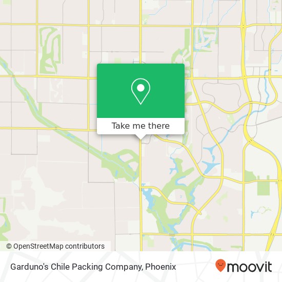 Mapa de Garduno's Chile Packing Company, 8787 N Scottsdale Rd Paradise Valley, AZ 85253