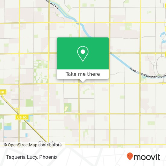 Mapa de Taqueria Lucy, 5010 W Olive Ave Glendale, AZ 85302