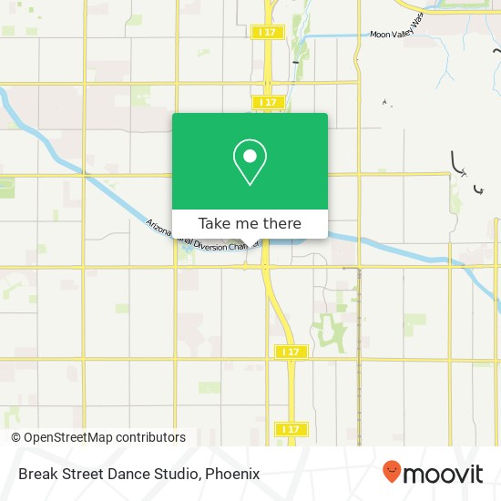 Mapa de Break Street Dance Studio