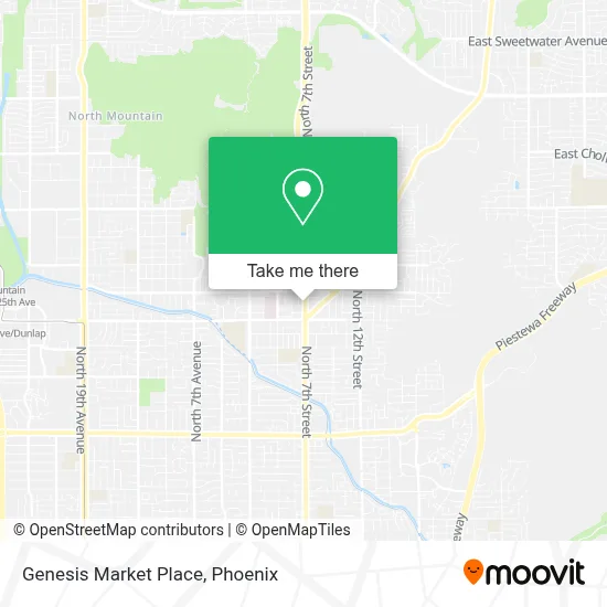 Genesis Market Place map