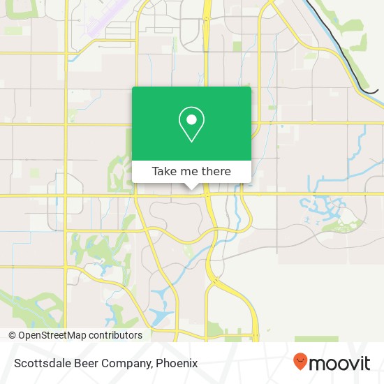 Mapa de Scottsdale Beer Company, Scottsdale, AZ 85260
