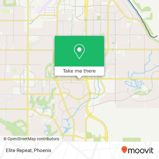 Mapa de Elite Repeat, 8664 E Shea Blvd Scottsdale, AZ 85260