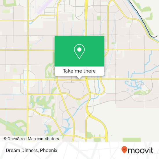 Mapa de Dream Dinners, 8670 E Shea Blvd Scottsdale, AZ 85260