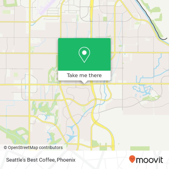 Mapa de Seattle's Best Coffee, 8658 E Shea Blvd Scottsdale, AZ 85260