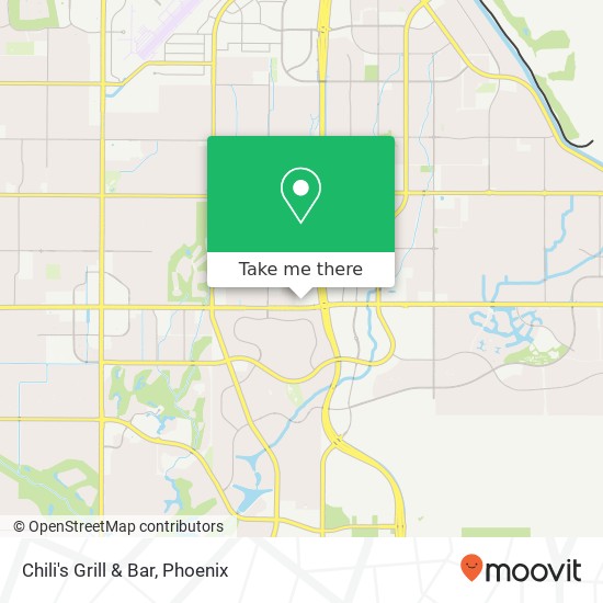 Mapa de Chili's Grill & Bar, 8612 E Shea Blvd Scottsdale, AZ 85260
