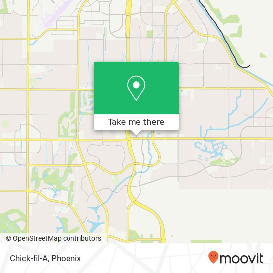 Mapa de Chick-fil-A, 10652 N 89th Pl Scottsdale, AZ 85260