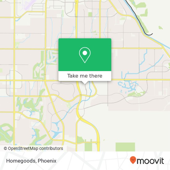 Mapa de Homegoods, 10330 N 90th St Scottsdale, AZ 85258