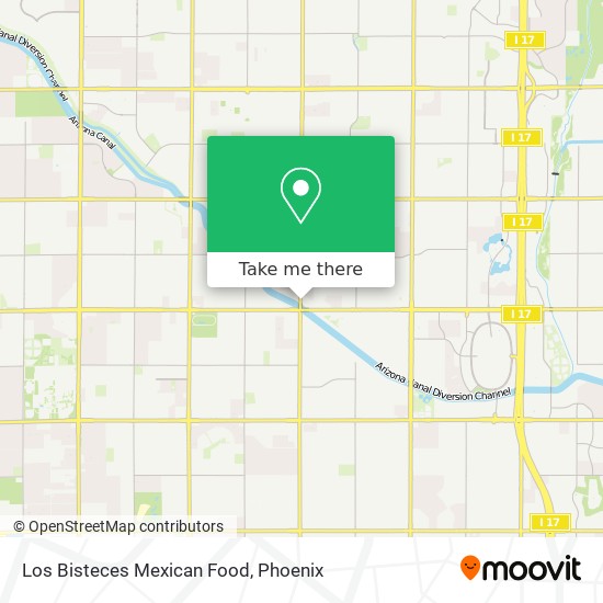 Los Bisteces Mexican Food map