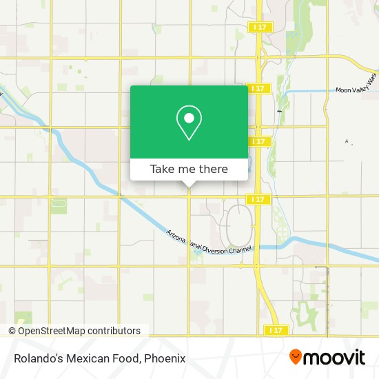Rolando's Mexican Food map