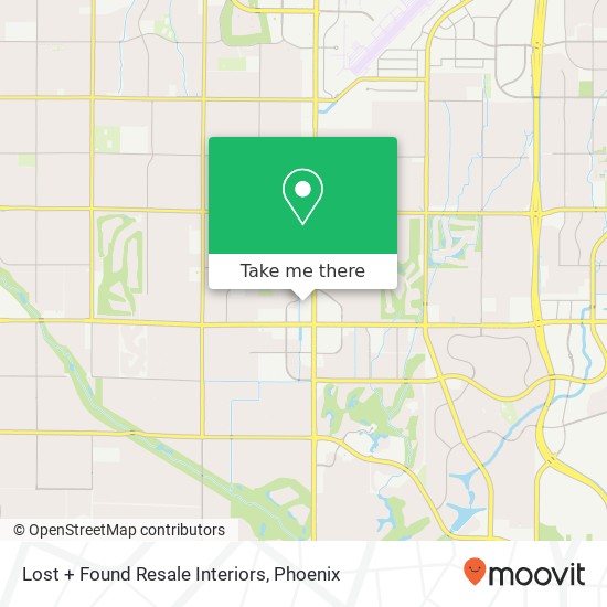 Lost + Found Resale Interiors, 7114 E Sahuaro Dr Scottsdale, AZ 85254 map