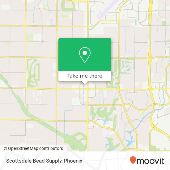 Mapa de Scottsdale Bead Supply, 10636 N 71st Way Scottsdale, AZ 85254