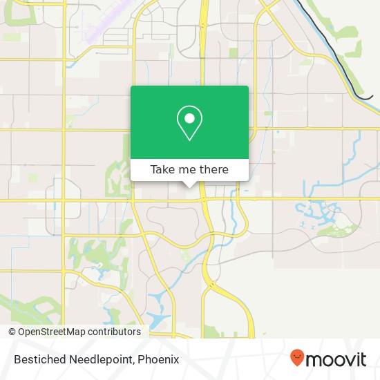 Mapa de Bestiched Needlepoint, Scottsdale, AZ 85260