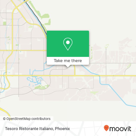 Mapa de Tesoro Ristorante Italiano, 11219 E Via Linda Scottsdale, AZ 85259