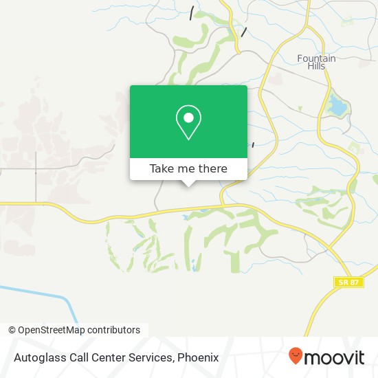 Mapa de Autoglass Call Center Services