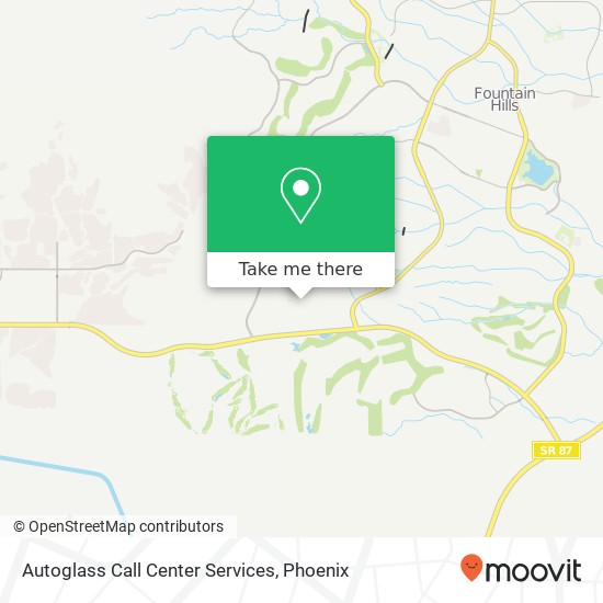 Autoglass Call Center Services map